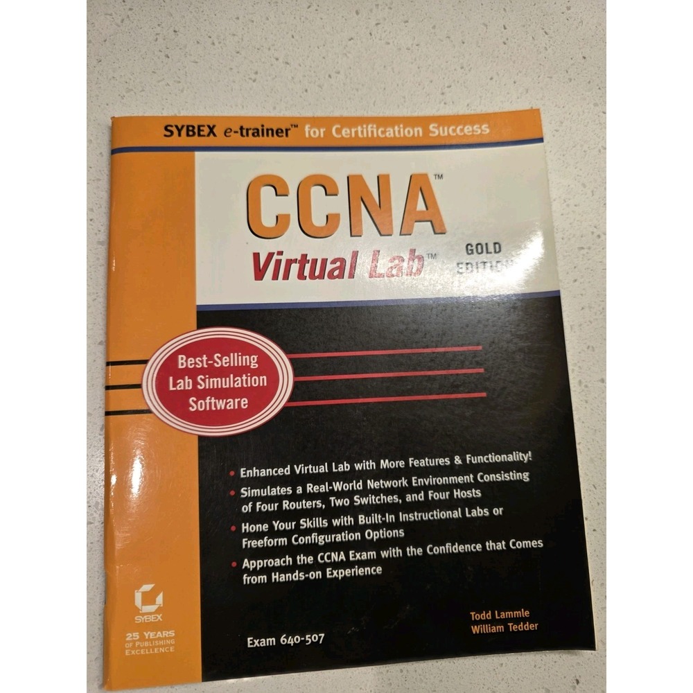 Sybex CCNA Virtual Lab e-Trainer Exam 640-507 Todd Lammle Network -Gold